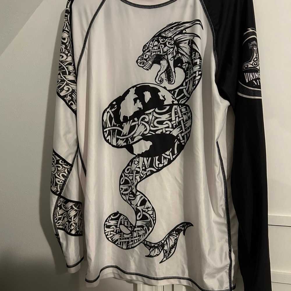 Men's Black and White training Shirt